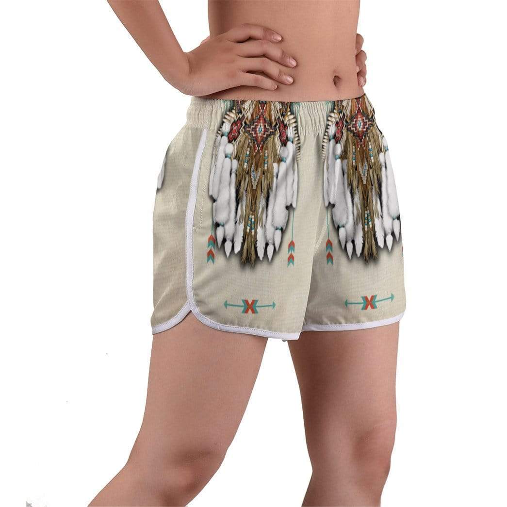 Gearhumans 3D Native American Custom Women Beach Shorts Swim Trunk GV28077 Women Shorts
