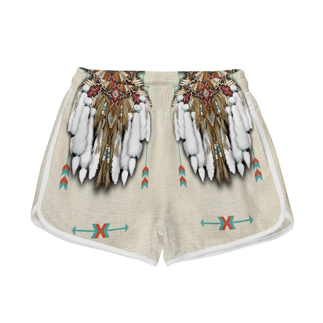 Gearhumans 3D Native American Custom Women Beach Shorts Swim Trunk GV28077 Women Shorts