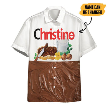 Gearhumans 3D Nutella Custom Hawaii Shirt