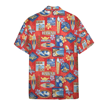 Gearhumans 3D Oahu Hawaii Custom Hawaii Shirt