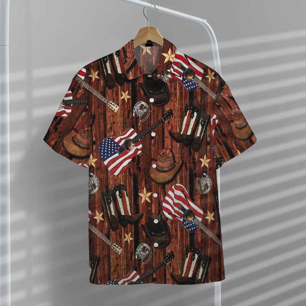 Gearhumans 3D One Of A Kind Country Cowboy Custom Hawaii Shirt GO11052123 Hawai Shirt 