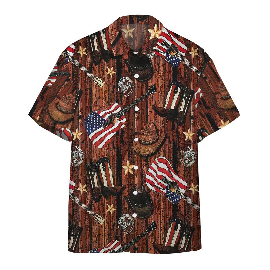 Gearhumans 3D One Of A Kind Country Cowboy Custom Hawaii Shirt GO11052123 Hawai Shirt Short Sleeve Shirt S 