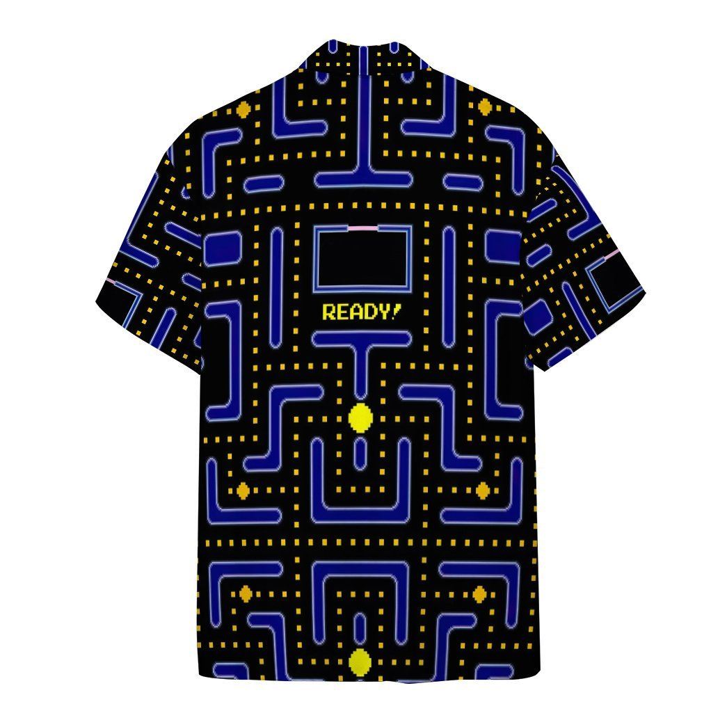 Gearhumans 3D Pacman Gameplay Hawaii Shirt ZK2704213 Hawai Shirt 