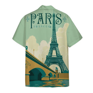 Gearhumans 3D Paris France Custom Hawaii Shirt