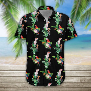 Gearhumans 3D Parrot Hawaii Shirt