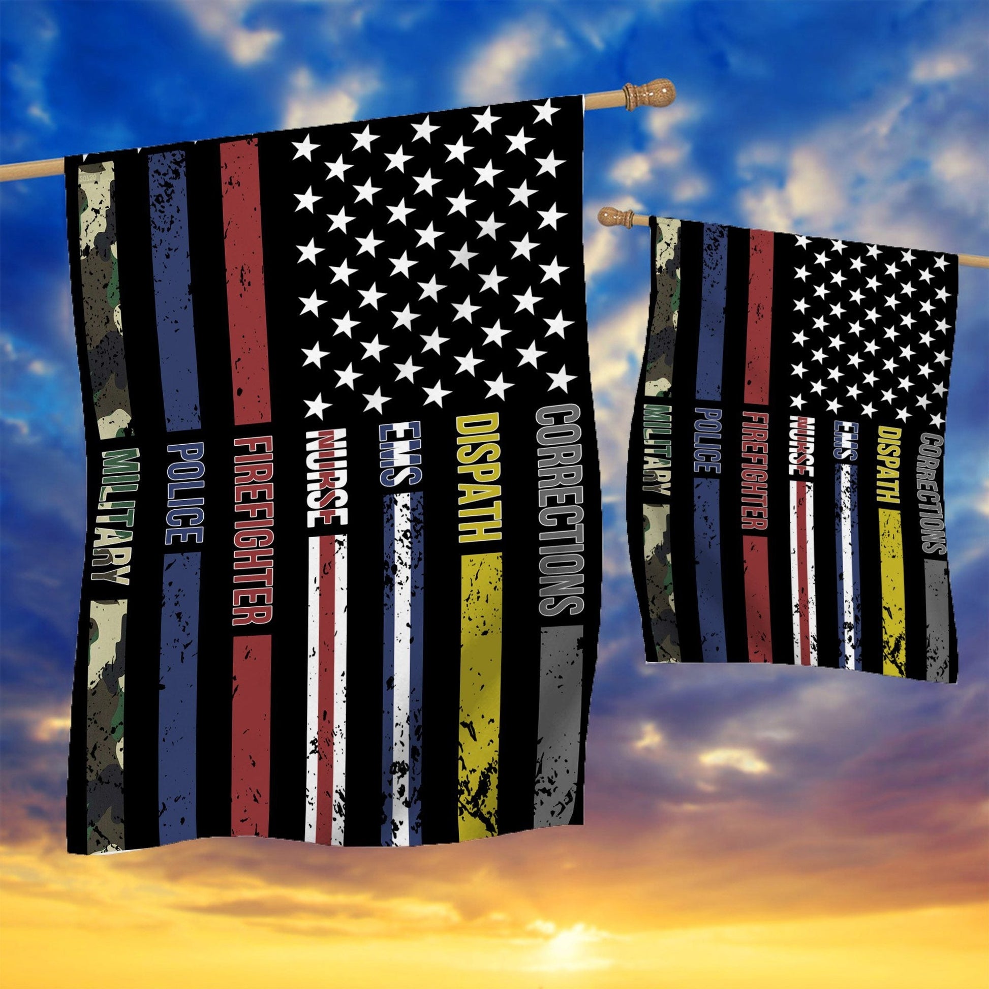 Gearhumans 3D Patriotic Support Appreciation American Custom Flag GW2005218 House Flag 