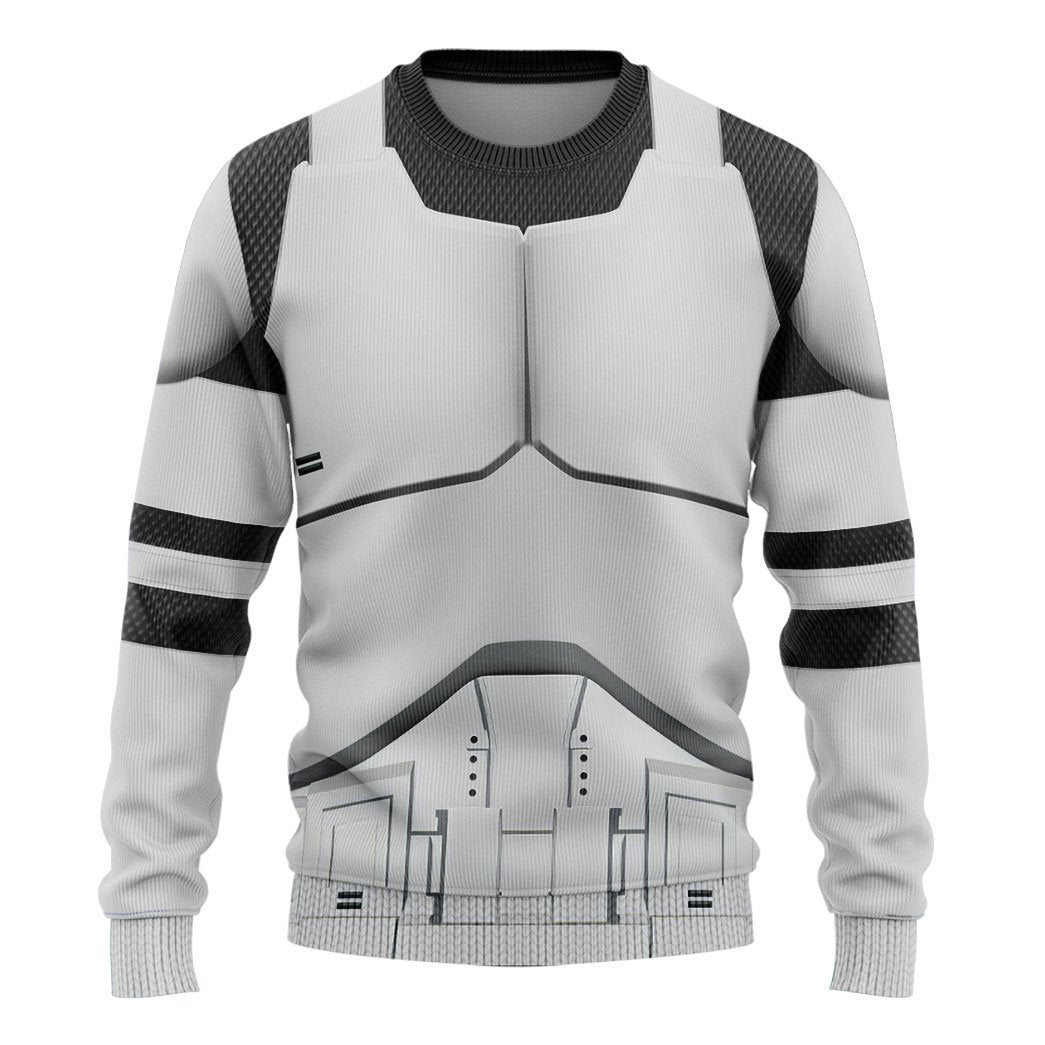 Gearhumans 3D Phase 1 Clone Trooper Custom Tshirt Hoodie Apparel GW2805216 3D Apparel Long Sleeve S 