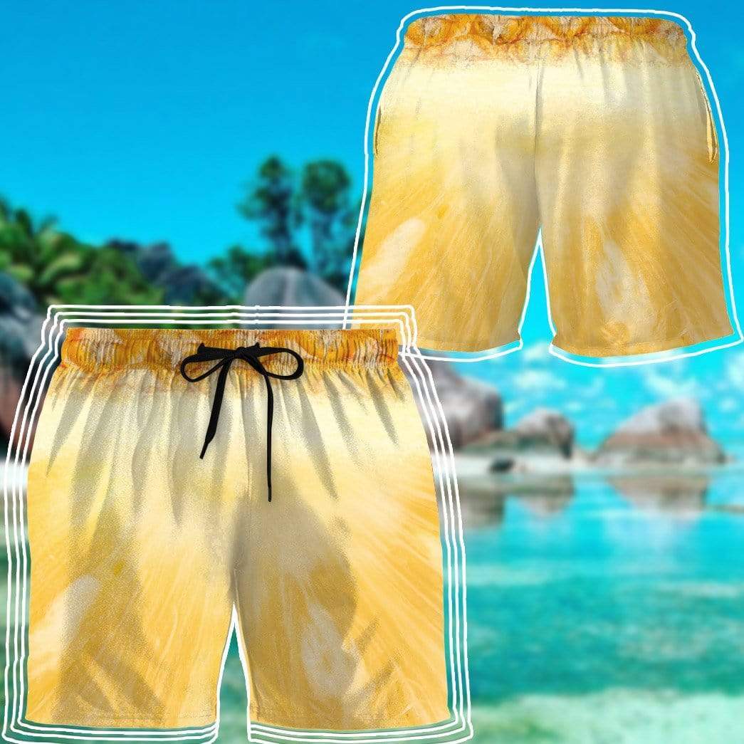 Gearhumans 3D Pineapple Custom Beach Shorts Swim Trunk GW28075 Men Shorts