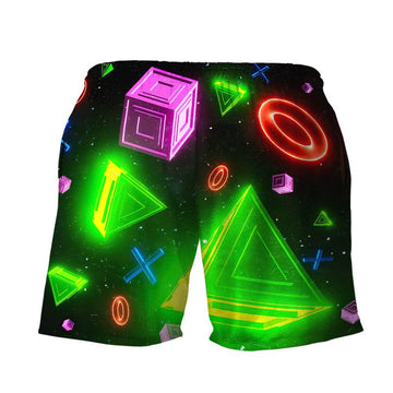 Gearhumans 3D Play Station Custom Beach Shorts Swim Trunks GO1005215 Men Shorts 