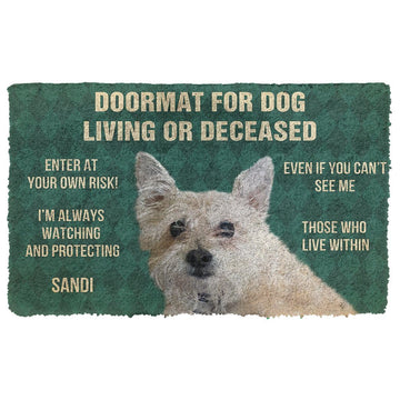 Gearhumans 3D Please Remember Dogs House Rules Custom Doormat