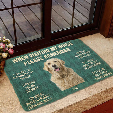 Gearhumans 3D Please Remember Kiwi House Rules Doormat