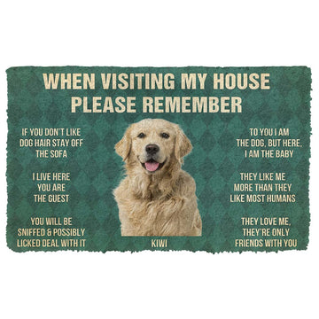 Gearhumans 3D Please Remember Kiwi House Rules Doormat