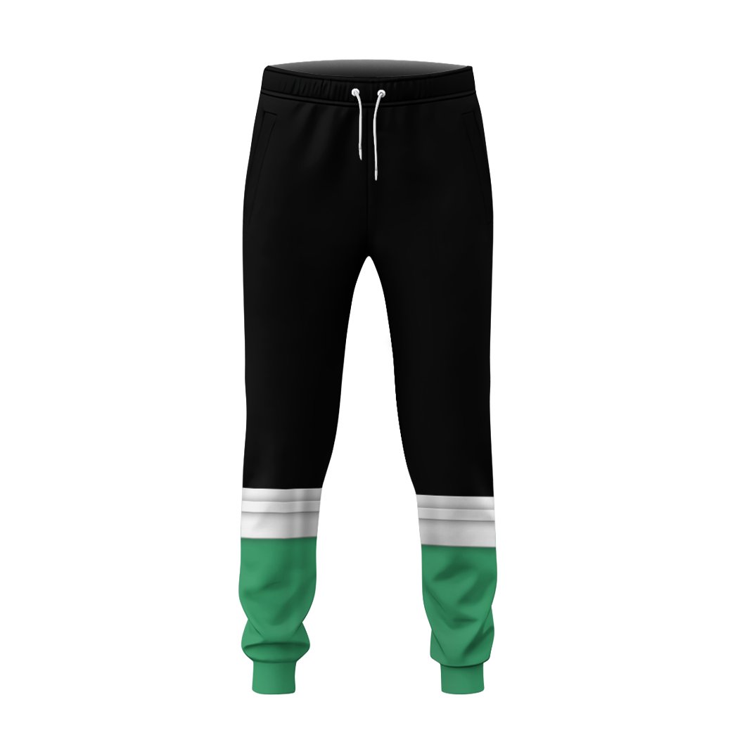 Gearhumans 3D Power Rangers Megaforce Green Ranger Cosplay Custom Sweatpants GW060423 Sweatpants