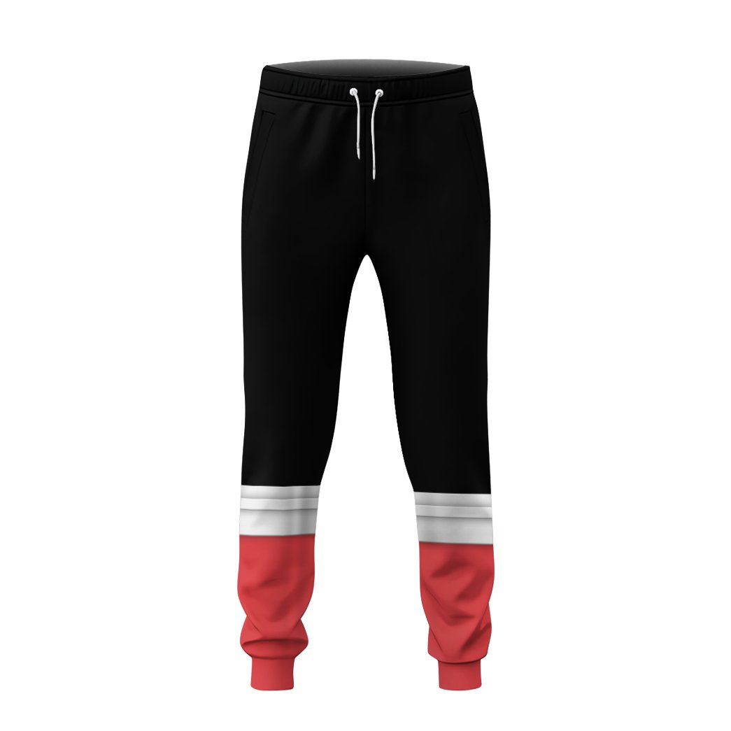 Gearhumans 3D Power Rangers Megaforce Red Ranger Cosplay Custom Sweatpants GW060425 Sweatpants