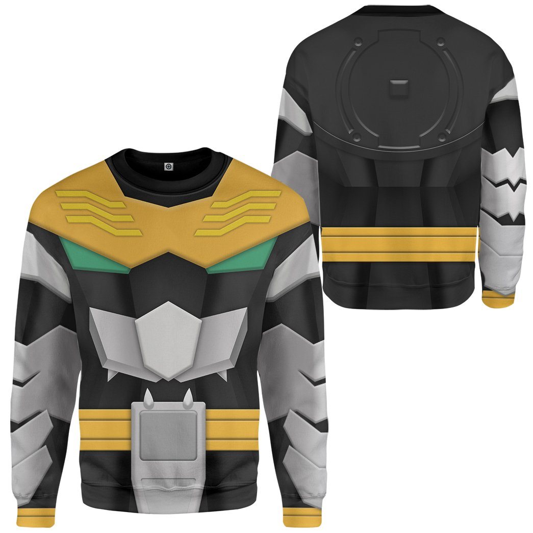 Gearhumans 3D Power Rangers Megaforce Robo Knight Custom Tshirt Hoodie Apparel GW05047 3D Apparel
