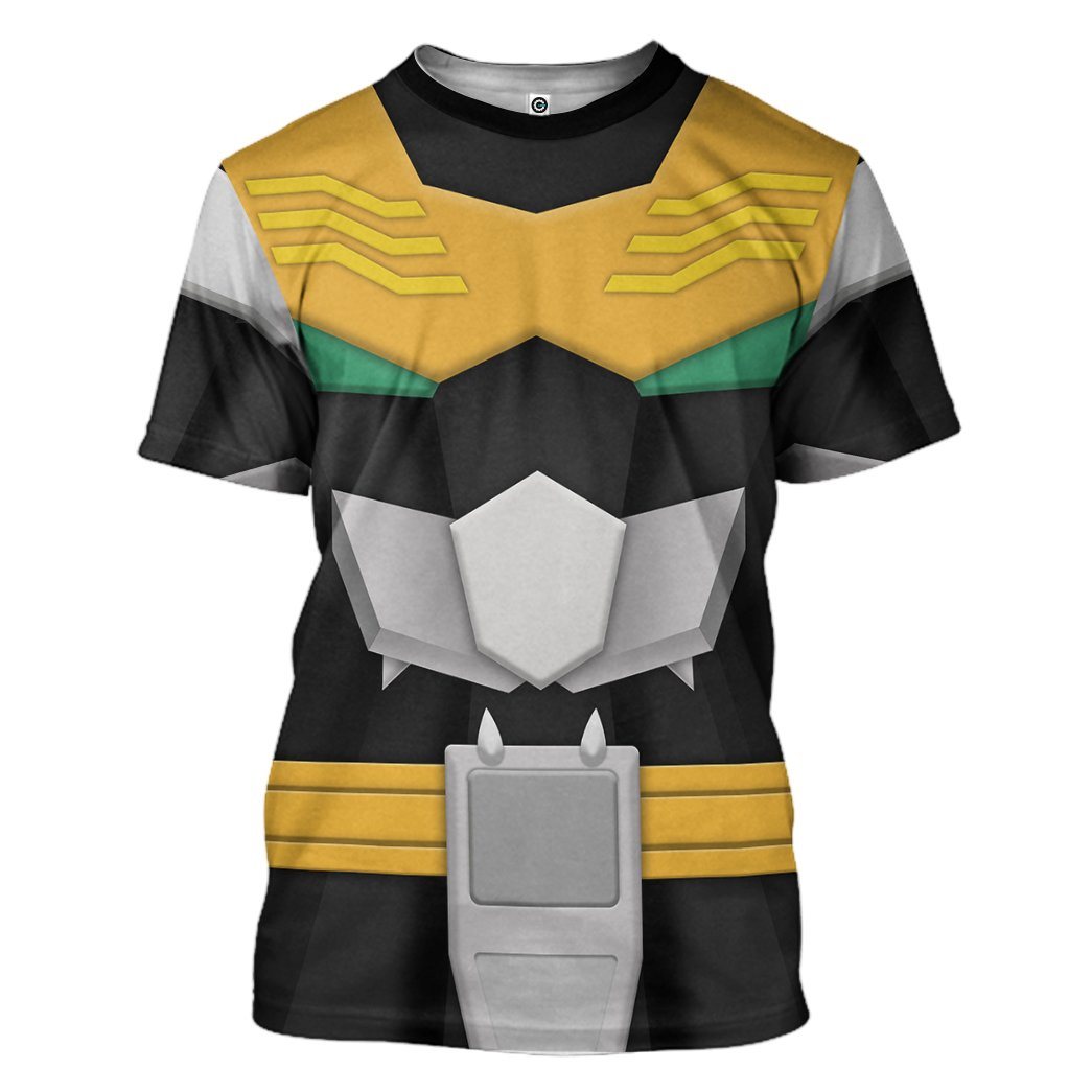 Gearhumans 3D Power Rangers Megaforce Robo Knight Custom Tshirt Hoodie Apparel GW05047 3D Apparel T-Shirt S