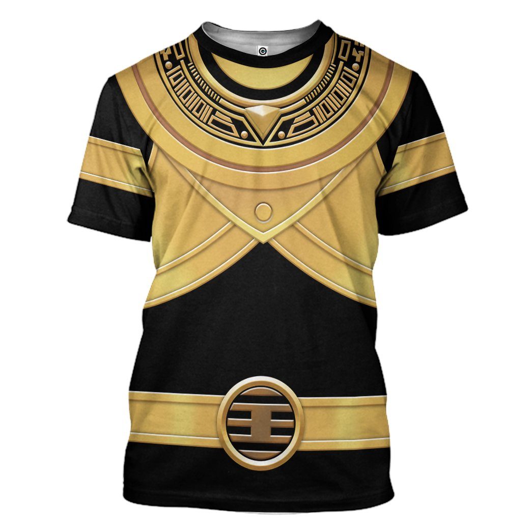 Gearhumans 3D Power Rangers Zeo Gold Custom Tshirt Hoodie Apparel GW010418 3D Apparel