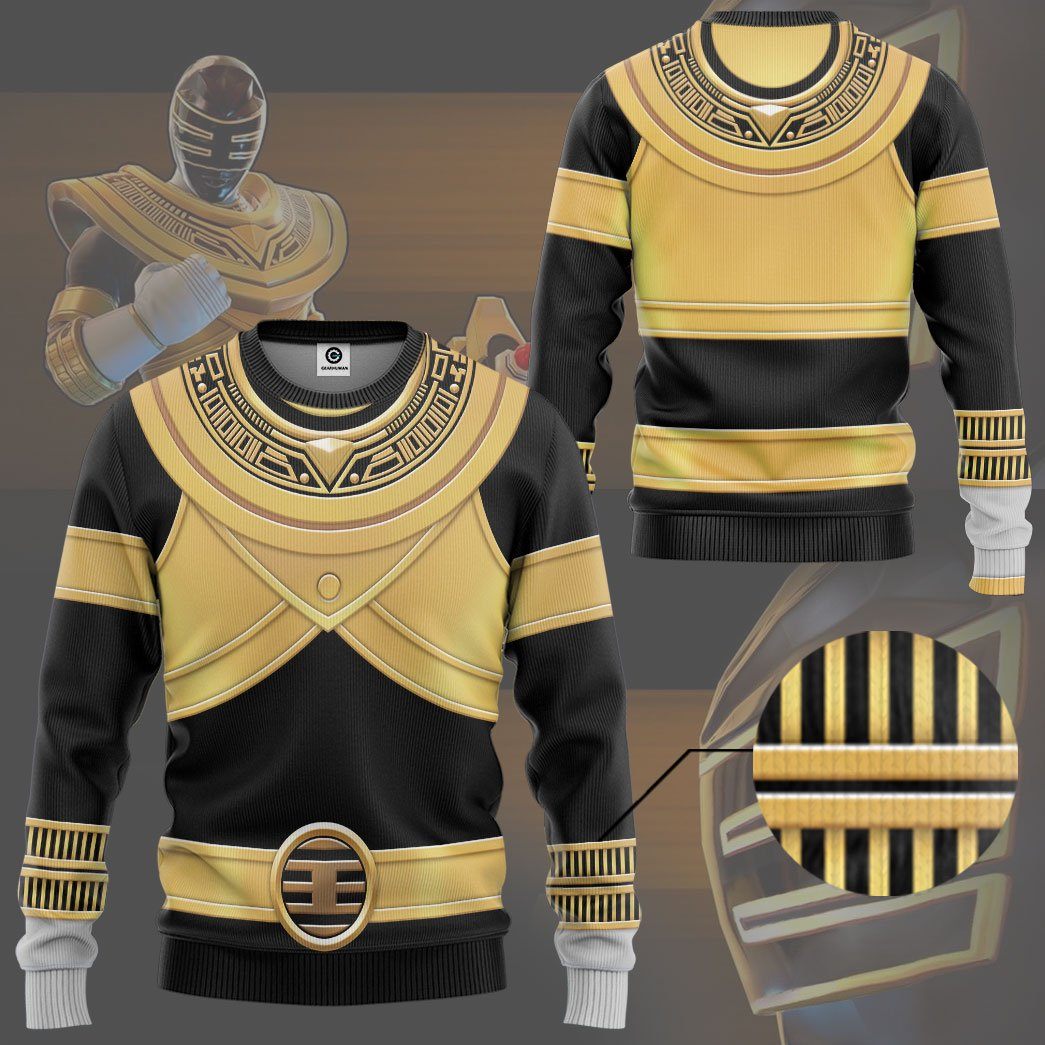 Gearhumans 3D Power Rangers Zeo Red Custom Hockey Jersey