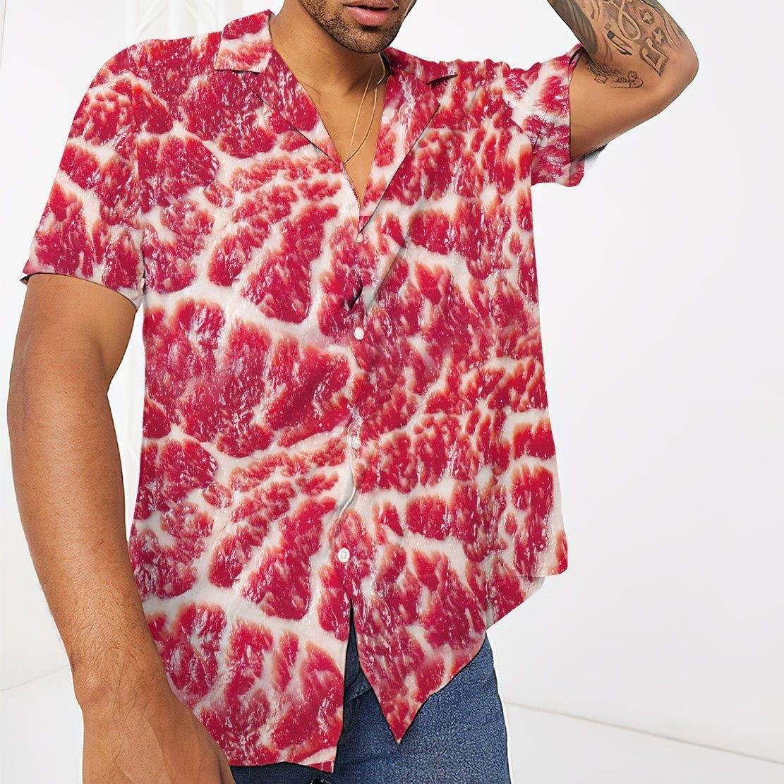 Raw best sale meat hoodie