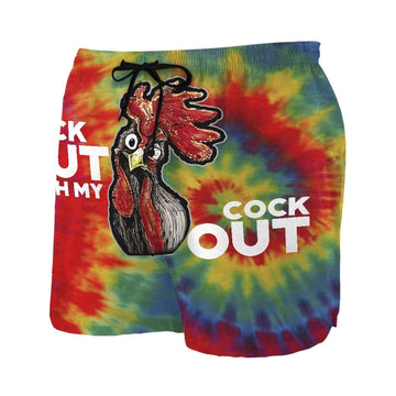Gearhumans 3D Rock Out With My Cock Out Custom Beach Shorts