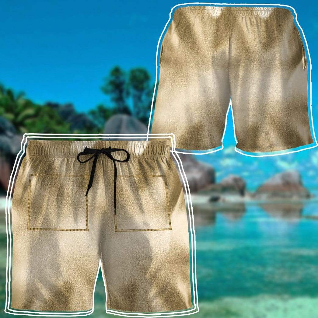 Gearhumans 3D Rod Stewart Suit Custom Beach Shorts Swim Trunks GV110823 Men Shorts