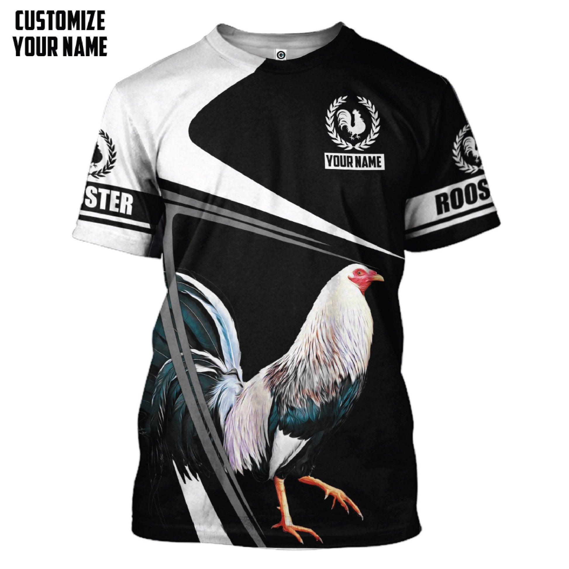 Gearhumans 3D Rooster Custom Tshirt Hoodie Apparel GJ09062101 3D Apparel T-Shirt S 