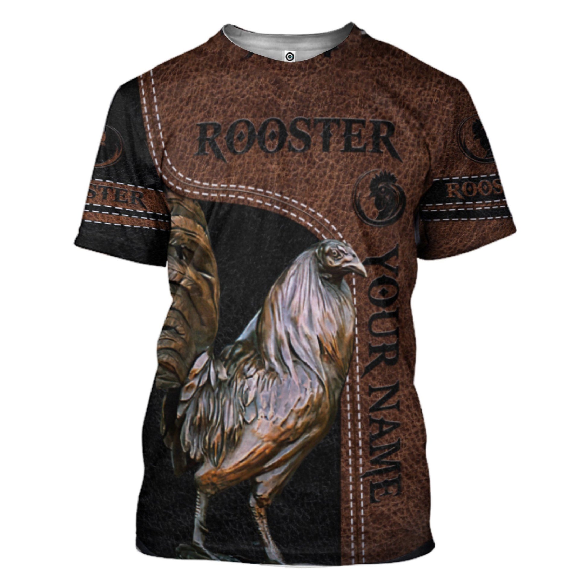 Gearhumans 3D Rooster Custom Tshirt Hoodie Apparel GJ14062101 3D Apparel T-Shirt S 