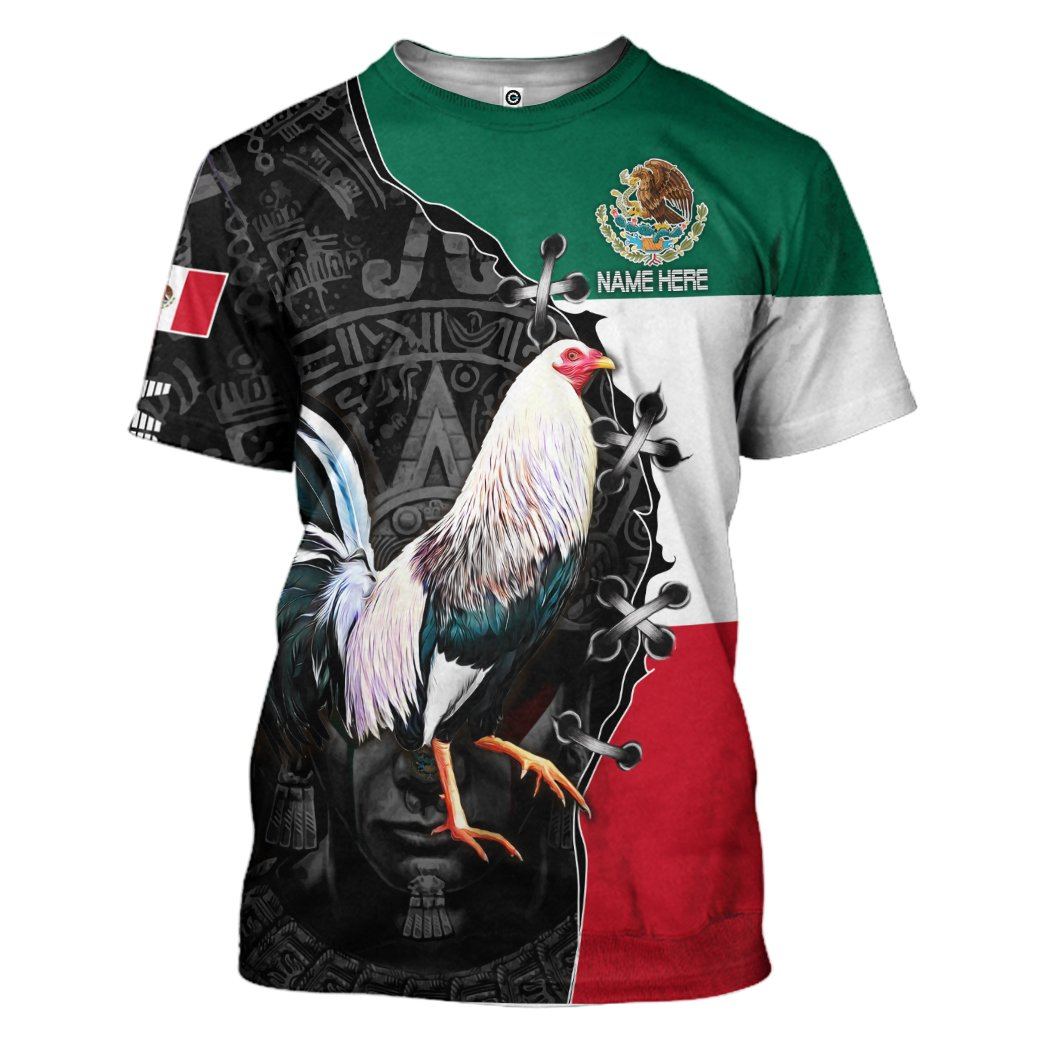 Gearhumans 3D Rooster Custom Tshirt Hoodie Apparel GJ14062109 3D Apparel T-Shirt S 