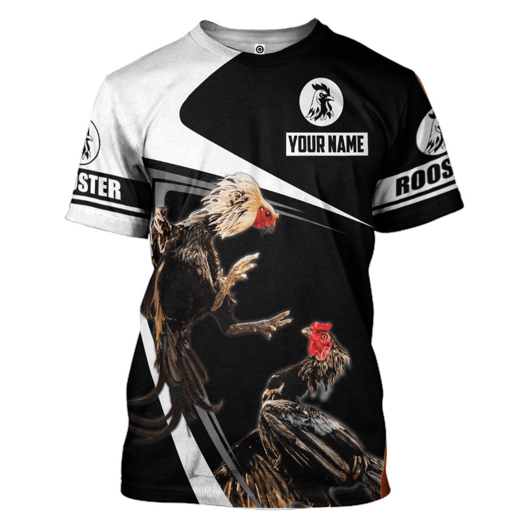 Gearhumans 3D Rooster Custom Tshirt Hoodie Apparel GJ18022102 3D Apparel T-Shirt S 