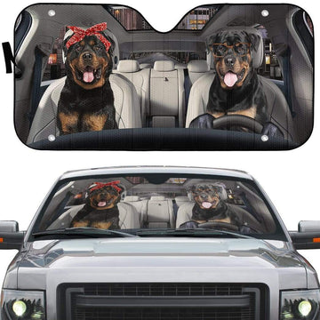 Gearhumans 3D Rottweiler Custom Sunshade