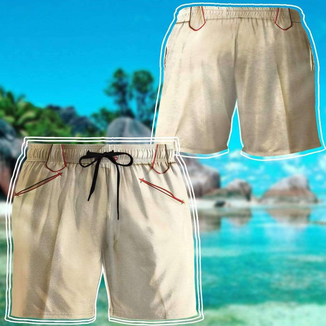 Gearhumans 3D Roy Rogers Custom Beach Shorts Swim Trunks GL060814 Men Shorts