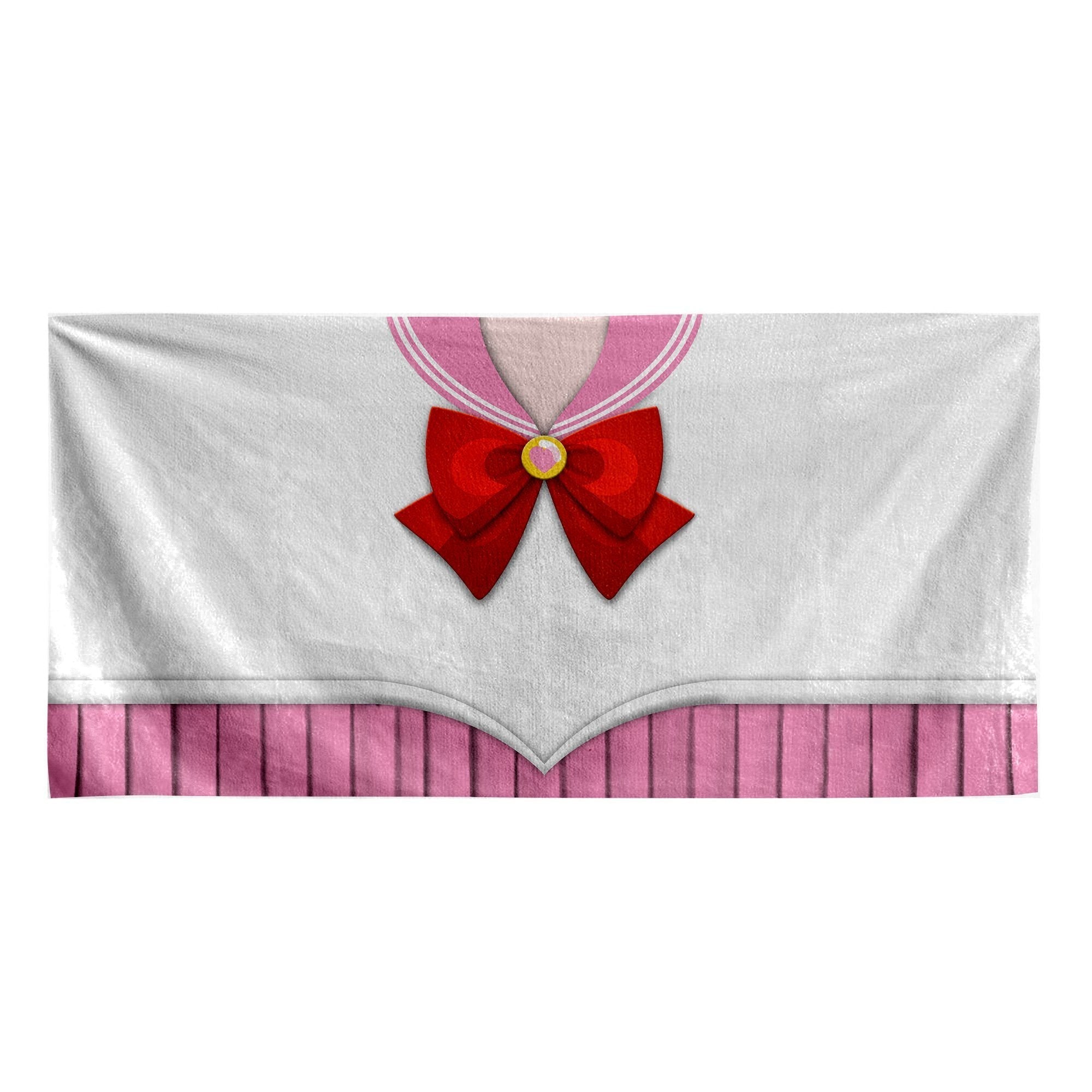 Gearhumans 3D Sailor Chibi Moon Beach Towel ZC2304211 Towel Towel 60''x30'' 