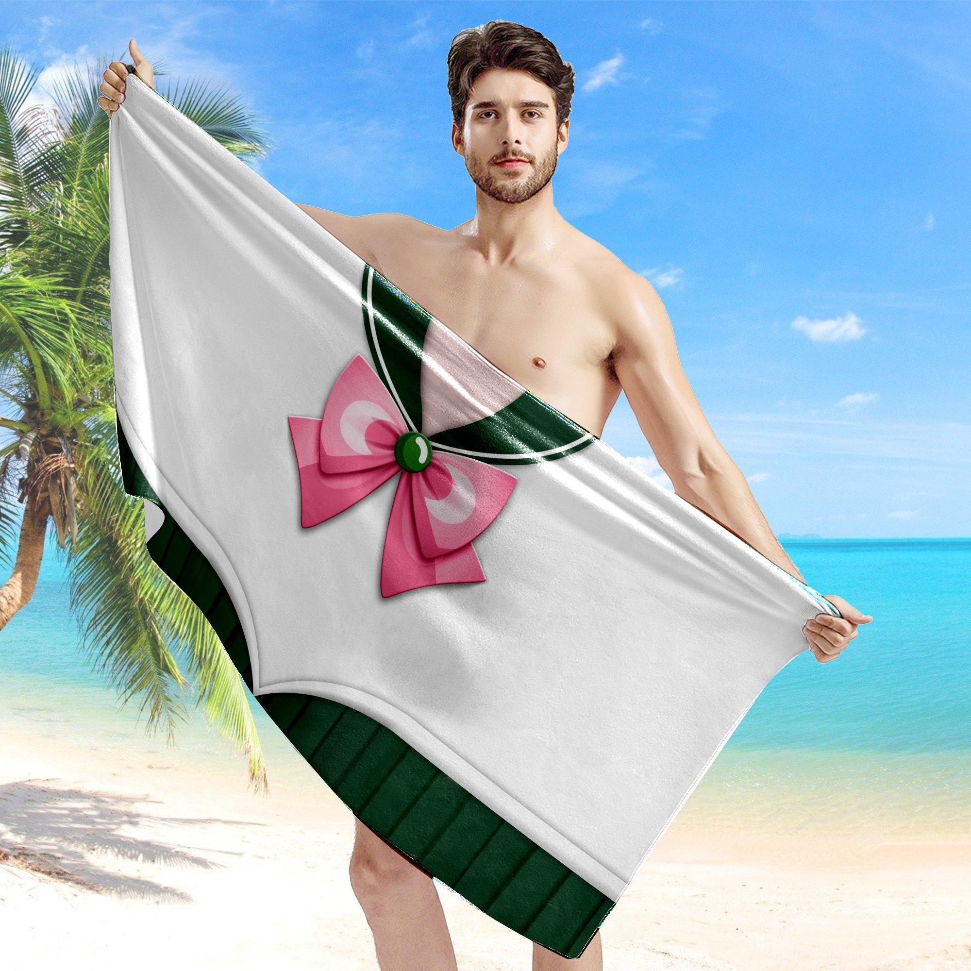 Gearhumans 3D Sailor Jupiter Beach Towel