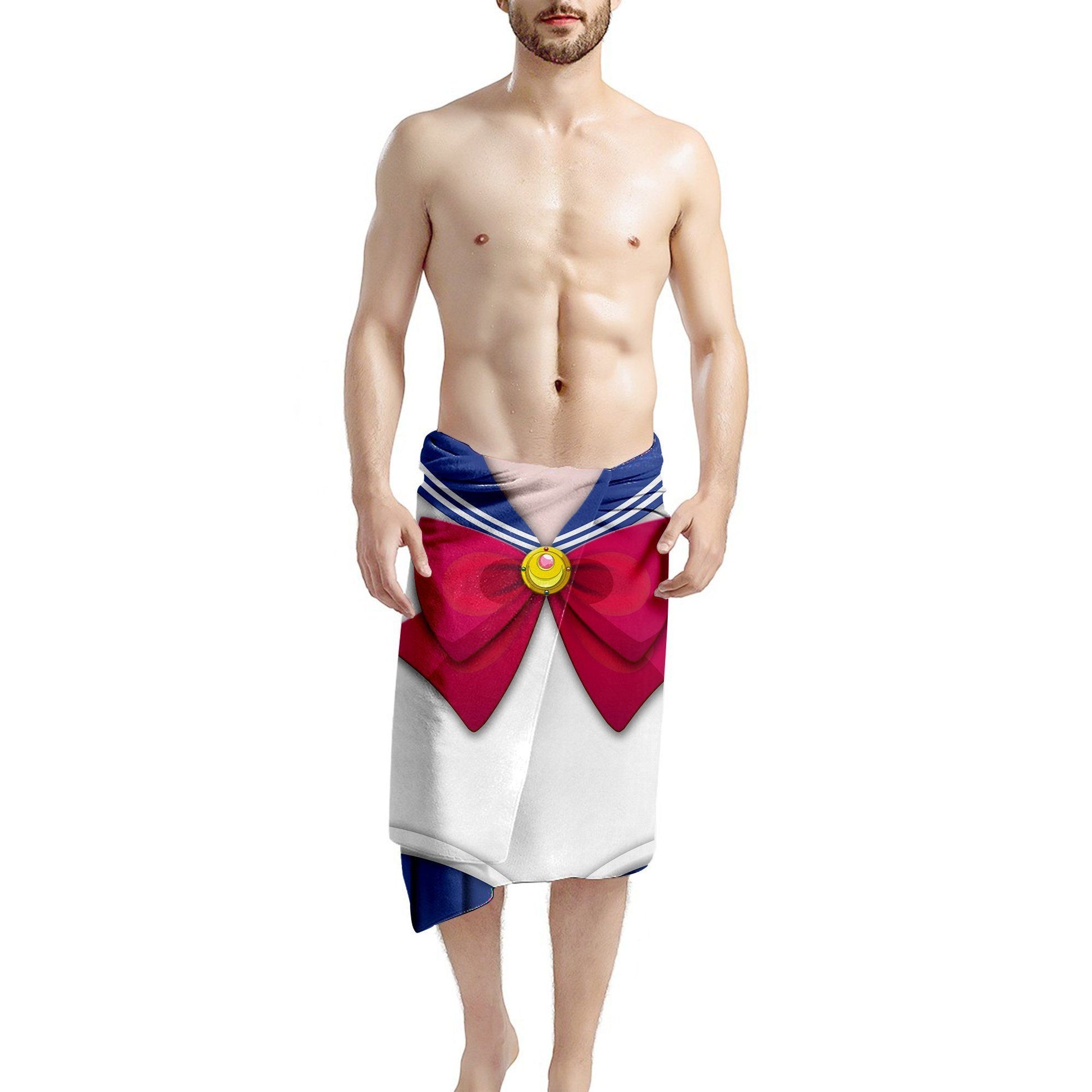 Gearhumans 3D Sailor Moon Beach Towel ZC22304219 Towel 