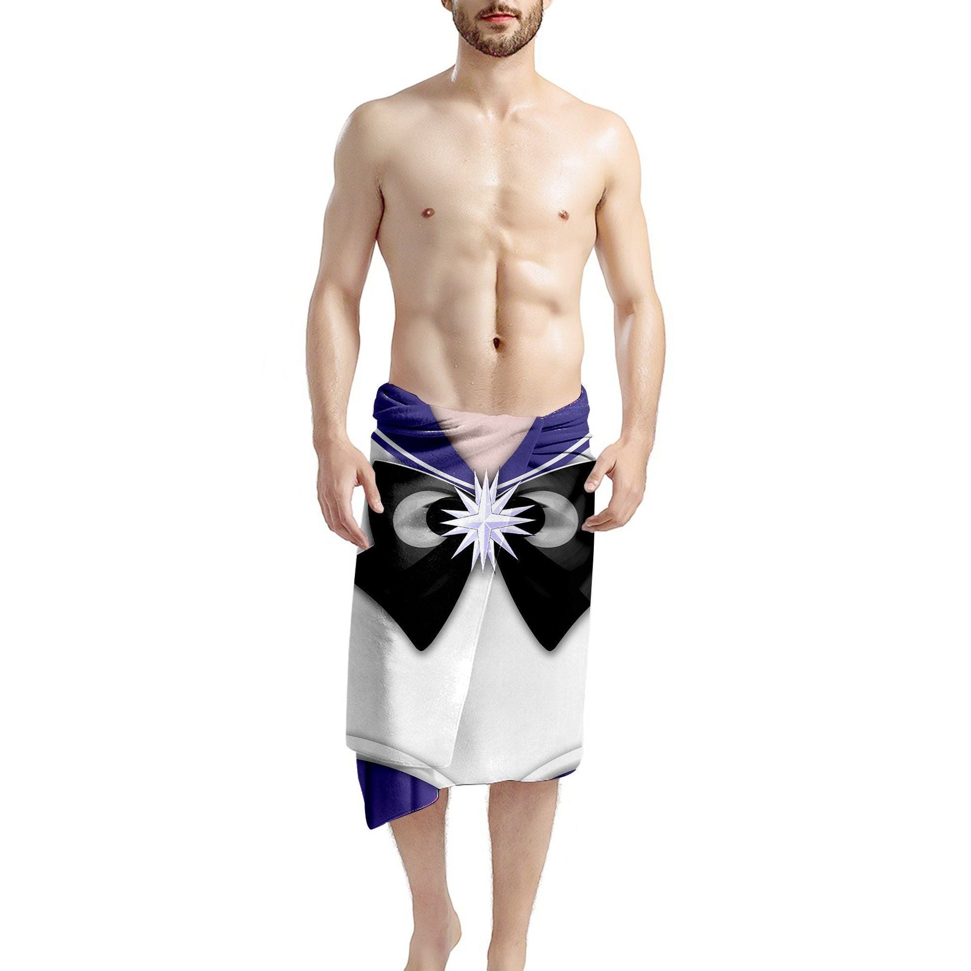 Gearhumans 3D Sailor Saturn Beach Towel ZC2304213 Towel 