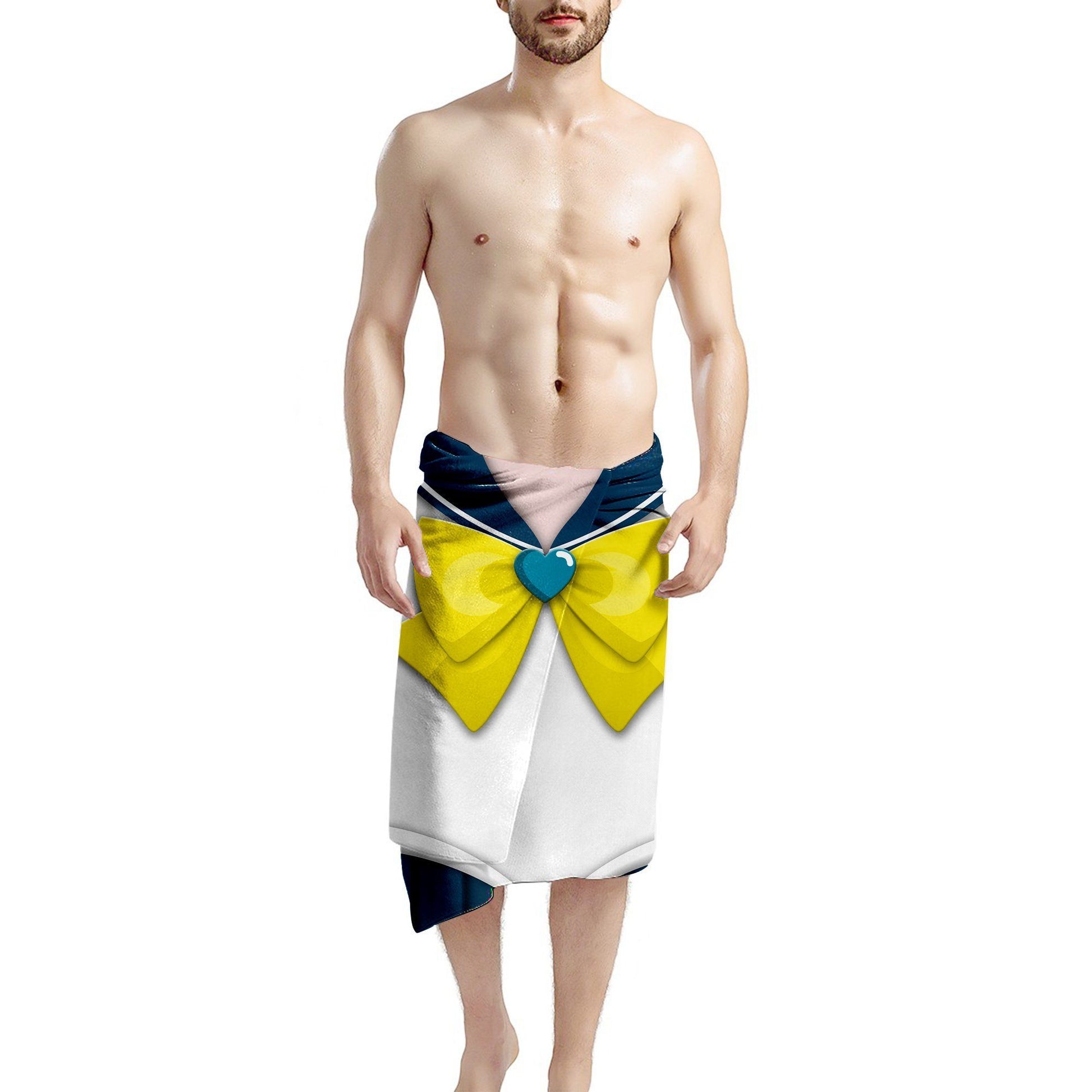 Gearhumans 3D Sailor Uranus Beach Towel ZC2304215 Towel 