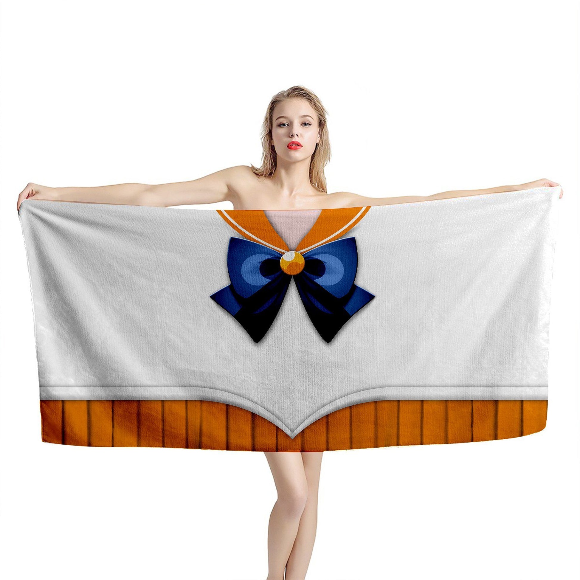 Gearhumans 3D Sailor Venus Beach Towel ZC23042110 Towel 