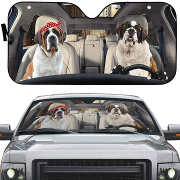 Gearhumans 3D Saint Bernard Custom Sunshade