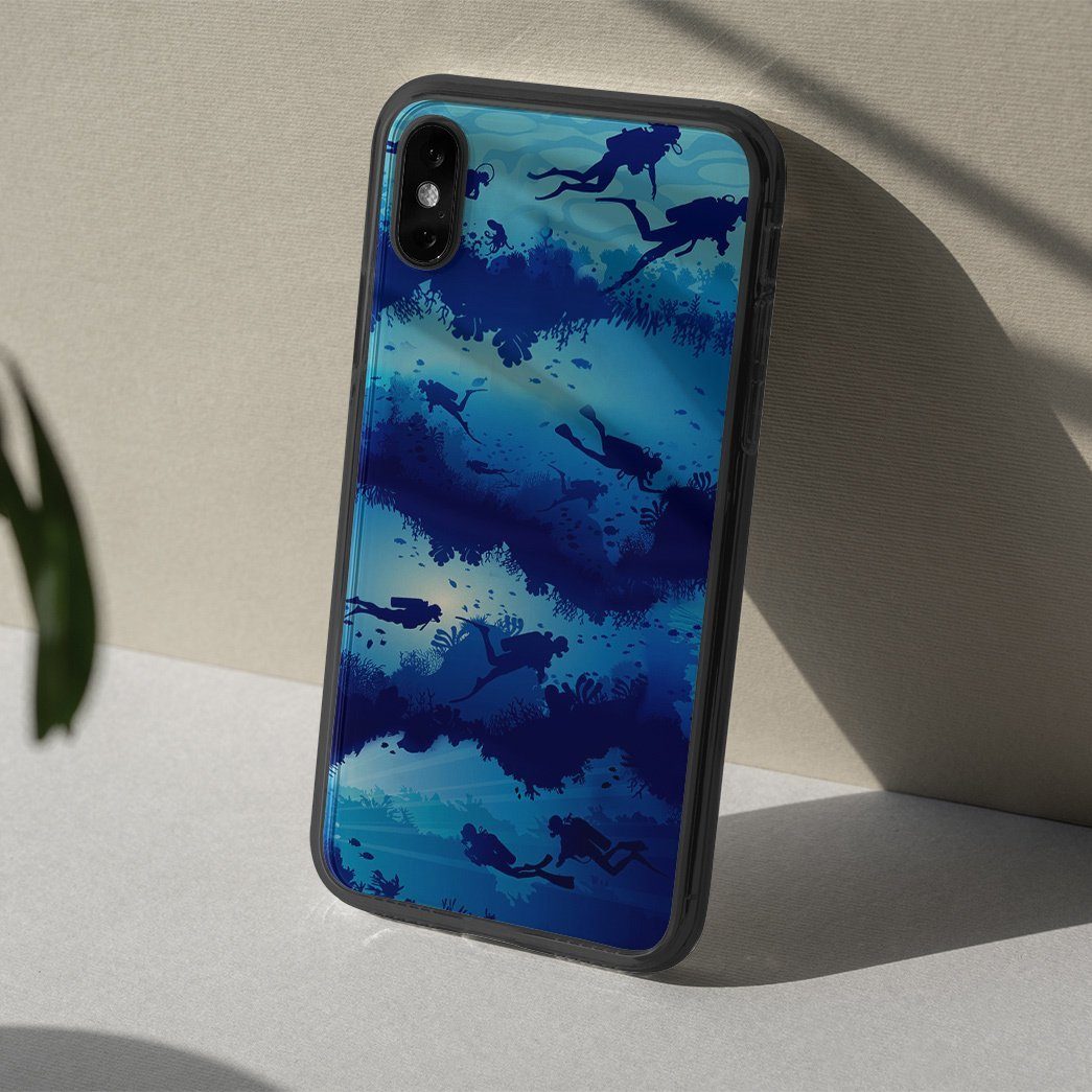 Gearhumans 3D Scuba Diving Phone Case Gearhumans 3D Scuba Diving Phone Case