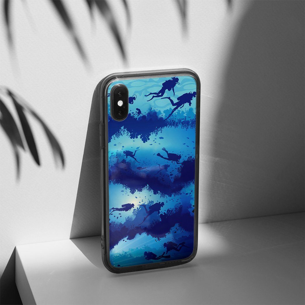 Gearhumans 3D Scuba Diving Phone Case Gearhumans 3D Scuba Diving Phone Case