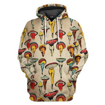 Gearhumans 3D Sexy Mushroom Custom Tshirt Hoodie Apparel