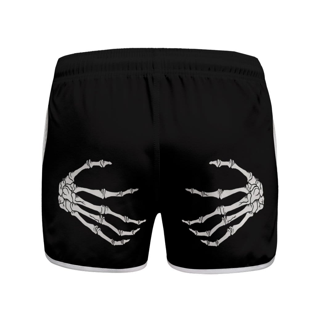 Gearhumans 3D Skeleton Hands Womens Beach Shorts GS28073 Women Shorts