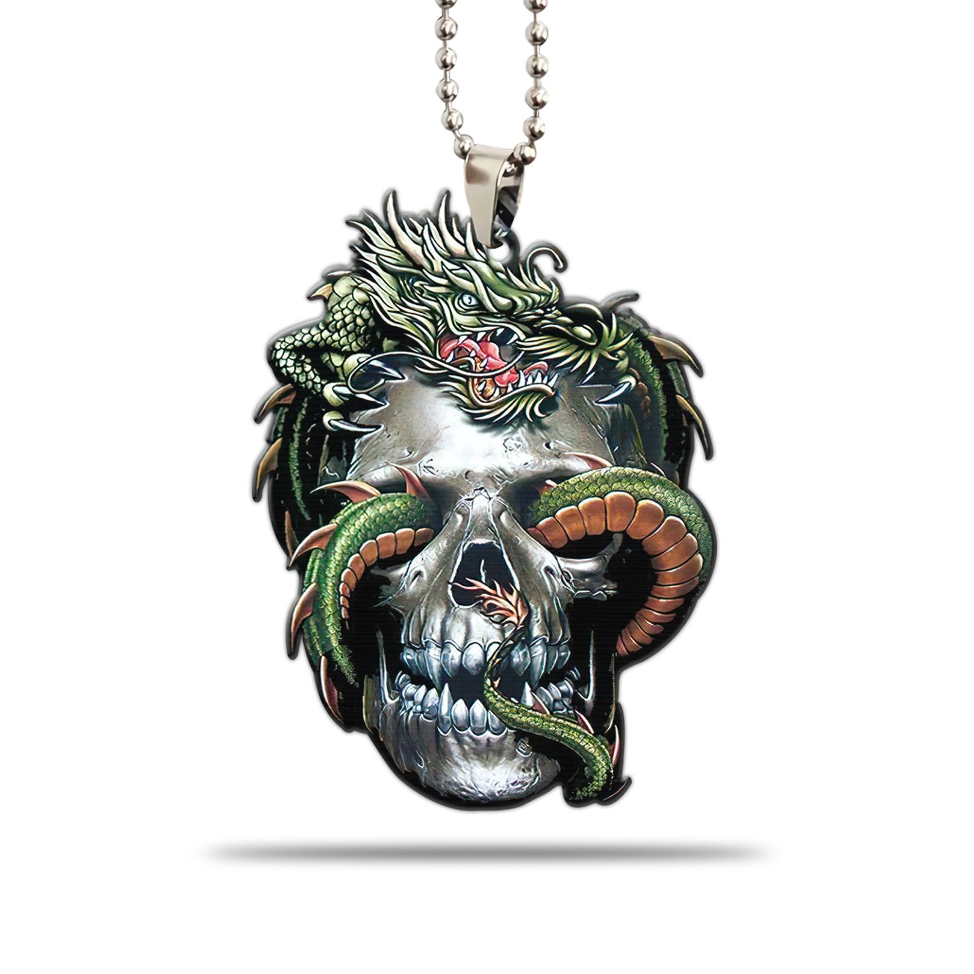 Gearhumans 3D Skull Dragon Car Hanging GJ21052104 Car Hanging Car Hanging/1 Pack 
