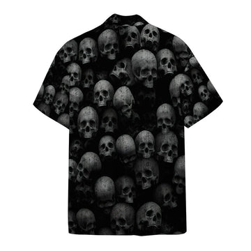 Gearhumans 3D Skull Hawaii Shirt