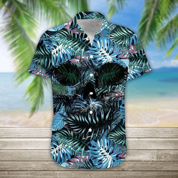 Gearhumans 3D Skull Hawaii Shirt