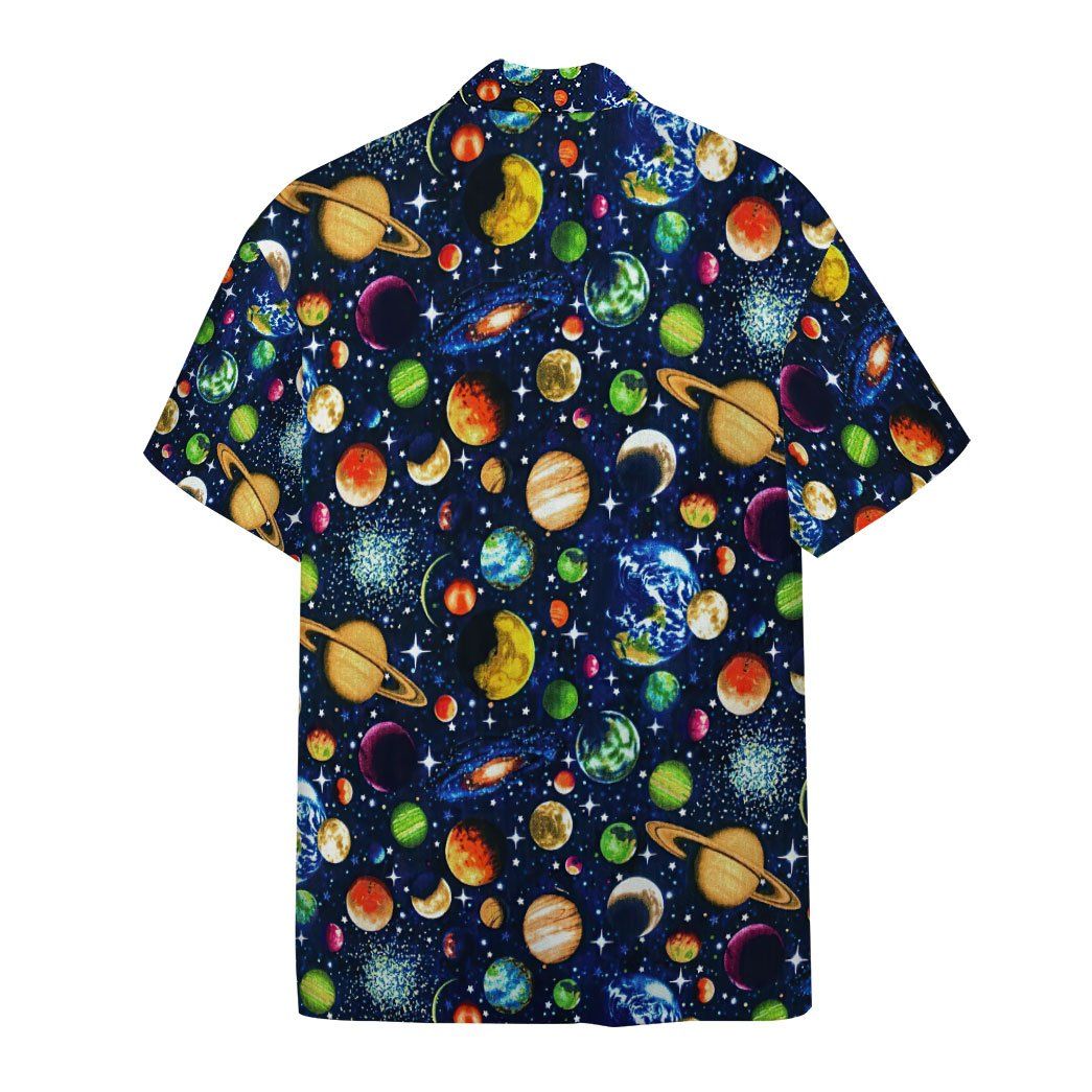 Gearhumans 3D Solar System Custom Hawaii Shirt GO11052119 Hawai Shirt 