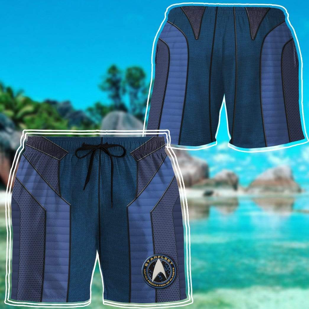 Gearhumans 3D Star Trek Custom Beach Shorts Swim Trunks GN10085 Men Shorts