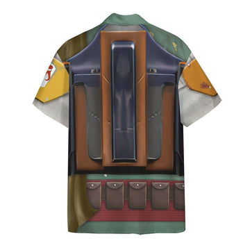 Gearhumans 3D S.W Boba Fett Hawaii Shirt