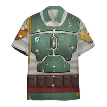 Gearhumans 3D Star Wars Boba Fett Hawaii Shirt