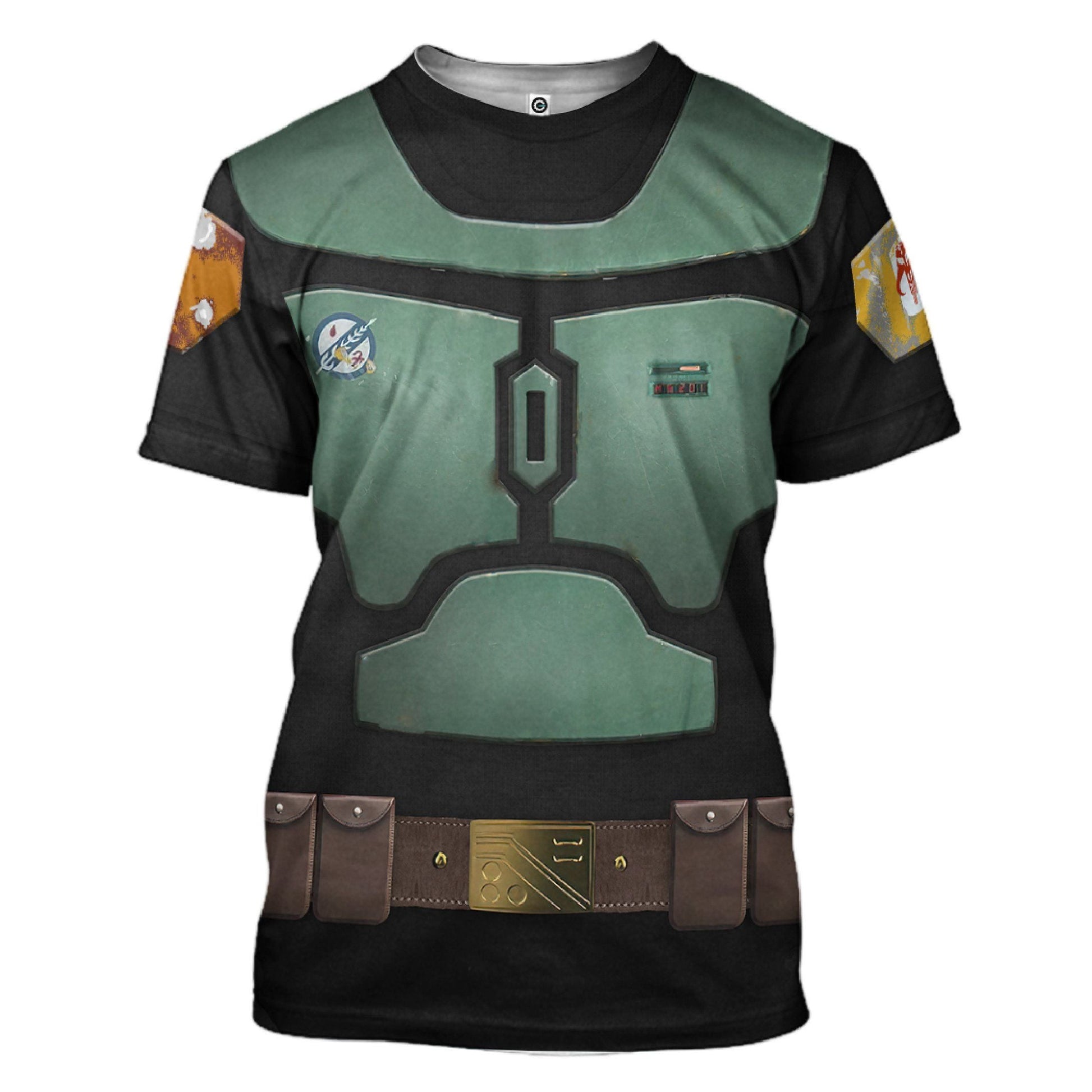 Gearhumans 3D Star Wars Boba Fett In The Black Mando Season 2 Tshirt Hoodie Apparel GJ25052101 3D Apparel T-Shirt S 